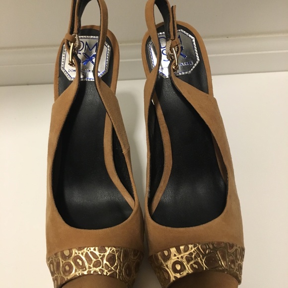 DMSX Donald J Pliner Open Toe & Sling Back Heels - Picture 3 of 5